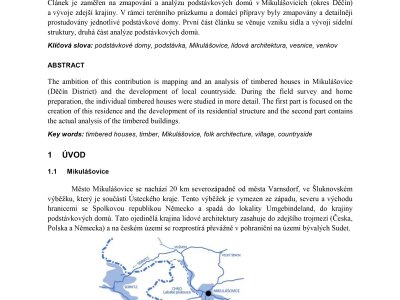 Mikulášovice a jejich zapomenté podstávky - Podstávkové domy