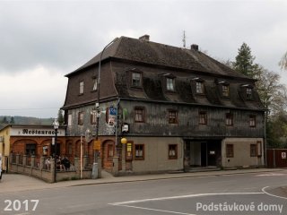 Mikulášovice č. p. 16 - Pohled na objekt ze severovýchodu (Zdroj: S. Šulcová, 2017)