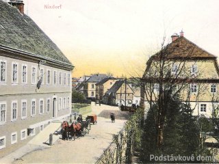 Mikulášovice č. p. 16 - Historicky pohled ze severozápadu (Zdroj: Archív)