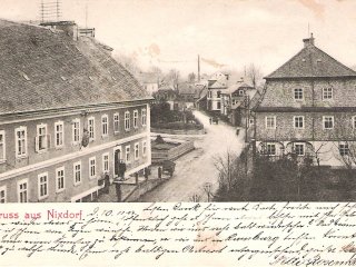 Mikulášovice č. p. 16 - Historicky pohled ze severozápadu (Zdroj: Archív)