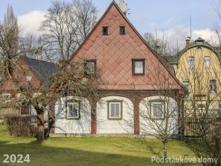 Brtníky č. p. 14 - Pohled na objekt z jihozápadu (Zdroj: S. Šulcová, 2024)