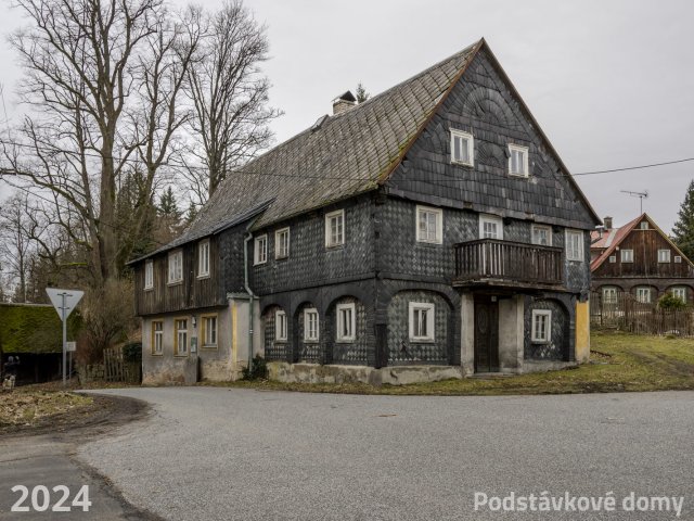 Brtníky č. p. 153 - Pohled na objekt z jihovýchodu (Zdroj: S. Šulcová, 2024)