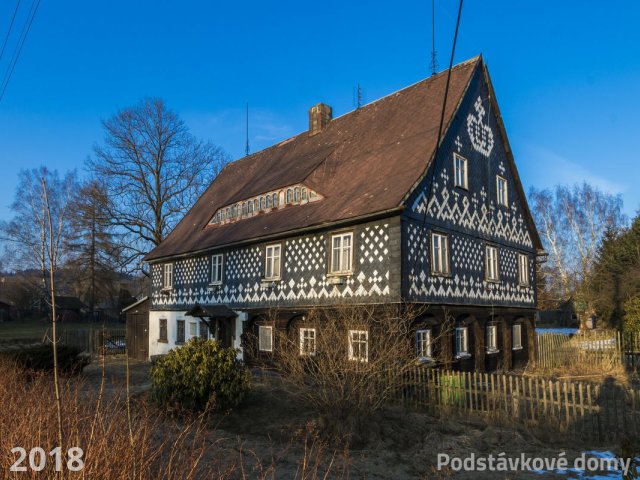 Staré Křečany č. p. 15 - Pohled na objekt (Zdroj: S. Šulcová, 2018)
