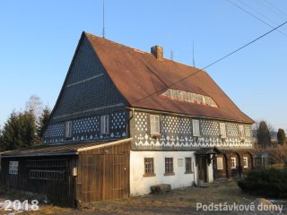 Staré Křečany č. p. 15 - Pohled na objekt (Zdroj: S. Šulcová, 2018)