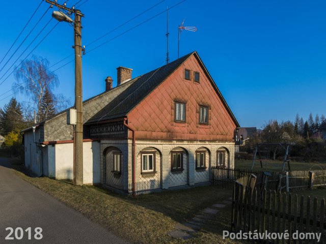 Staré Křečany č. p. 226 - Pohled na objekt (Zdroj: S. Šulcová, 2018)