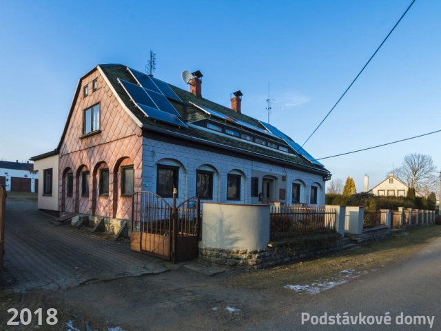 Staré Křečany č. p. 424 - Pohled na objekt (Zdroj: S. Šulcová, 2018)