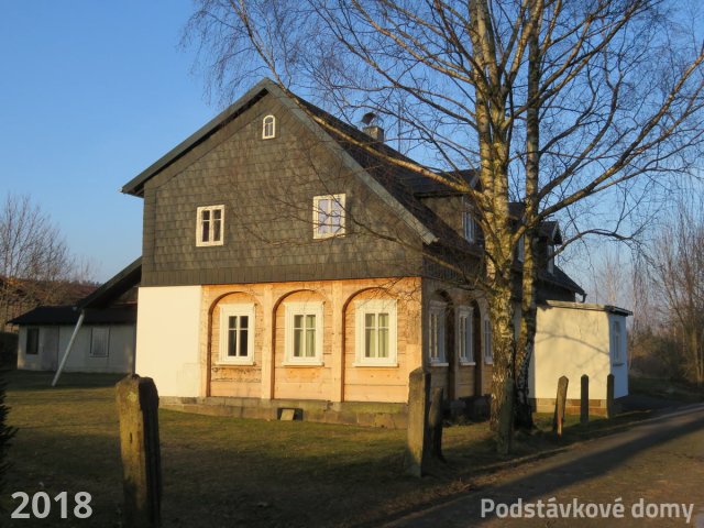 Staré Křečany č. p. 475 - Pohled na objekt (Zdroj: S. Šulcová, 2018)
