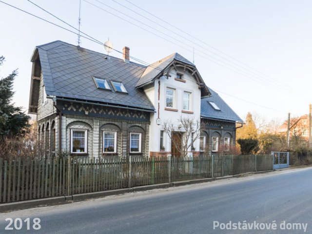Staré Křečany č. p. 522 - Pohled na objekt (Zdroj: S. Šulcová, 2018)