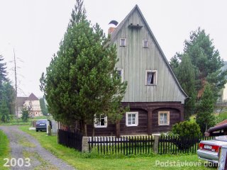 Vilémov č. p. 5 - Pohled na objekt z východu (Zdroj: TUR Šluknovsko, 2003)