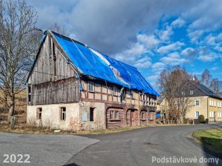 Vilémov č. p. 71 - Pohled na objekt z jihozápadu (Zdroj: S. Šulcová, 2022)